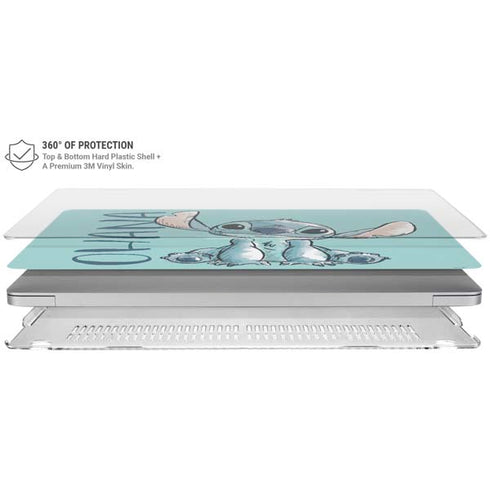 Disney Lilo and Stitch Ohana MacBook Air 15in (2023-2025) Case plus Skin